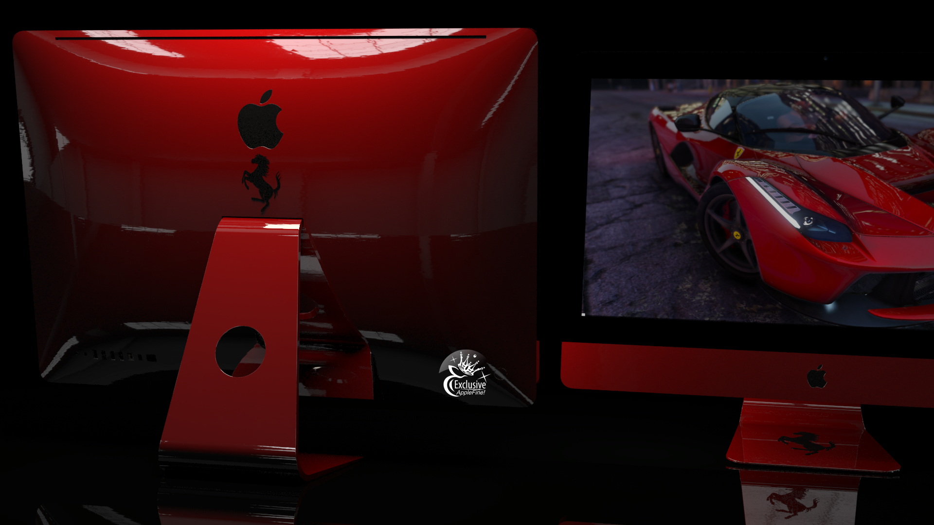 Эксклюзивный iMac Ferrari Red